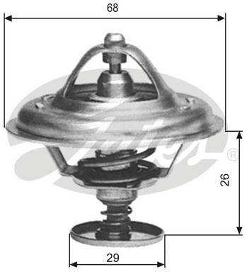 GATES Termostat, żrodek chłodzący TH09781G1