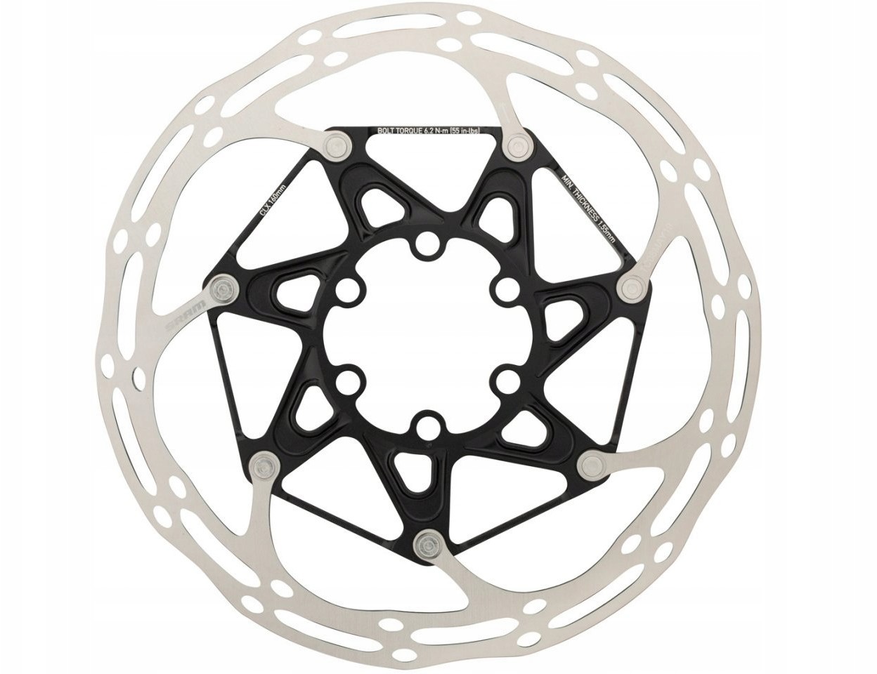 Sram Centerline X Rounded 160mm Tarcza 6śrub tytan