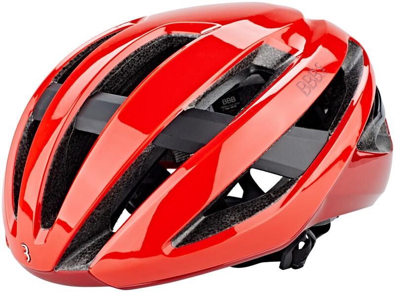 BBB Maestro BHE-09 Kask rowerowy, gloss red S | 52-55cm 2021 Kaski MTB 2929170930