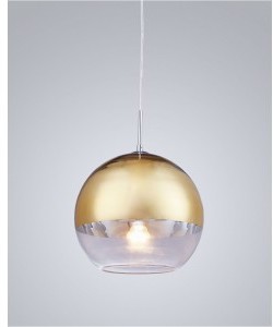 Lumina Deco VERONI Lampa wisząca 20 cm chrom , złoty , różowe złote VERONI