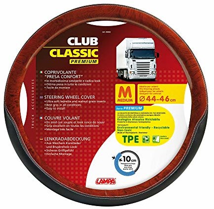 Lampa 98902. Pokrowiec na kierownicę Club Classic Premium M 98902