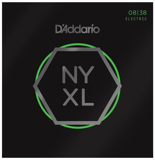 D'Addario nyxl0838 Super Light na rozdarcie struna E-akcesoria gitarowe NYXL0838