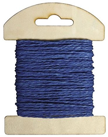 Rayher 55352376 przewód papier, 1,2 MM , na drewnianym mapie, 10 m, królewski błękit 55-352-376