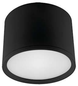 Ideus Plafon LAMPA sufitowa ROLEN LED 03780 7W 4000K metalowa OPRAWA okrągła czarna 03780