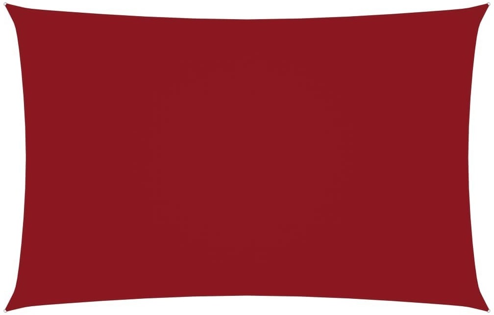vidaXL Prostokątny żagiel ogrodowy, tkanina Oxford, 2x4,5 m, czerwony 135643