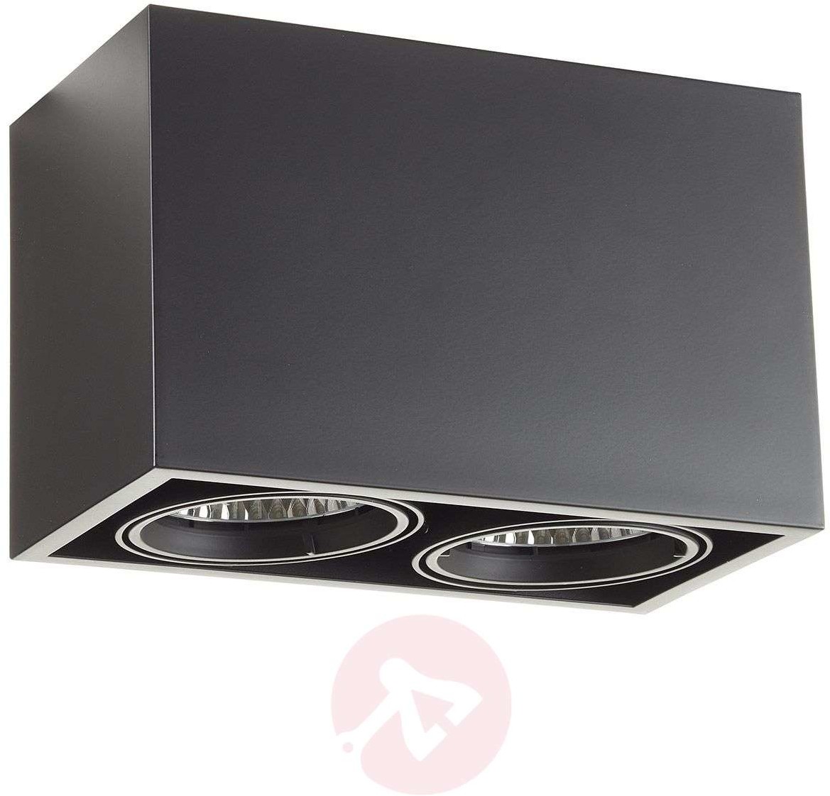 Arcchio Arcchio Cirdan lampa sufitowa LED, 2-pkt., czarna