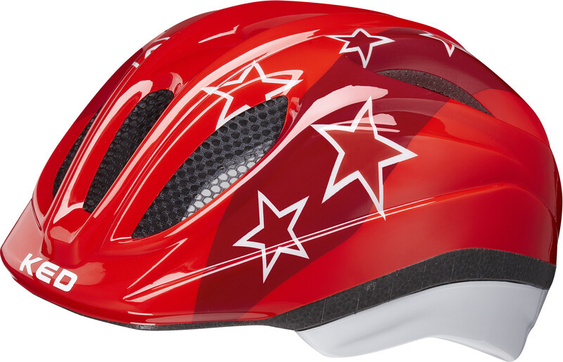 KED Meggy II Helmet Kids, red stars M | 52-58cm 2021 Kaski dla dzieci 13324093024