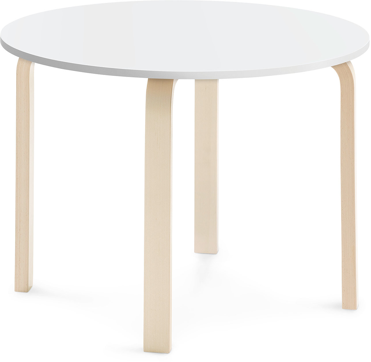 AJ Produkty Stół ELTON,  900x640 mm, biały laminat, brzoza