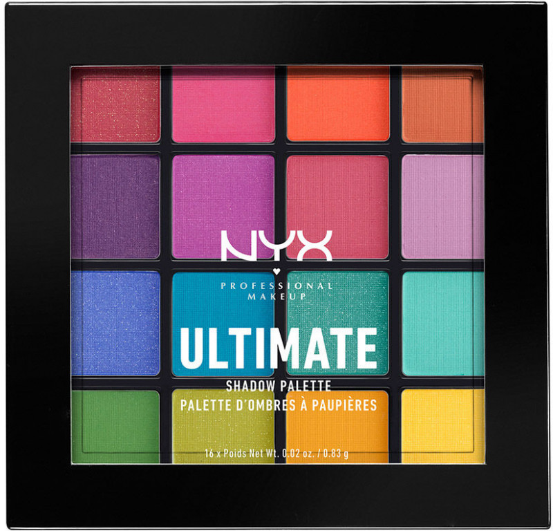 NYX Professional Makeup Professional Makeup - ULTIMATE SHADOW PALETTE - BRIGHTS - Paleta 16 cieni do powiek NYXSB1DPO