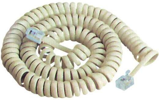 LP TEL0032F-2,1 Przyłącze telefoniczne 7 ft biały AP_6867