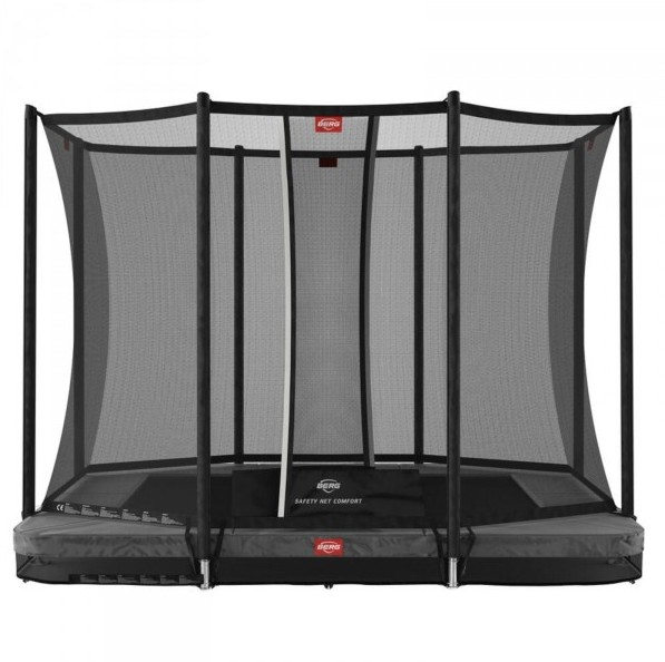 Berg Ultim Favorit InGround 280 Black + Safety Net Comfort grau BT-32.23.62.30