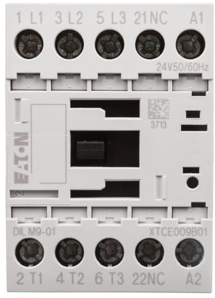 Eaton Stycznik mocy 9A 3P 24V AC 0Z 1R DILM9-01(24V50/60HZ) 276729
