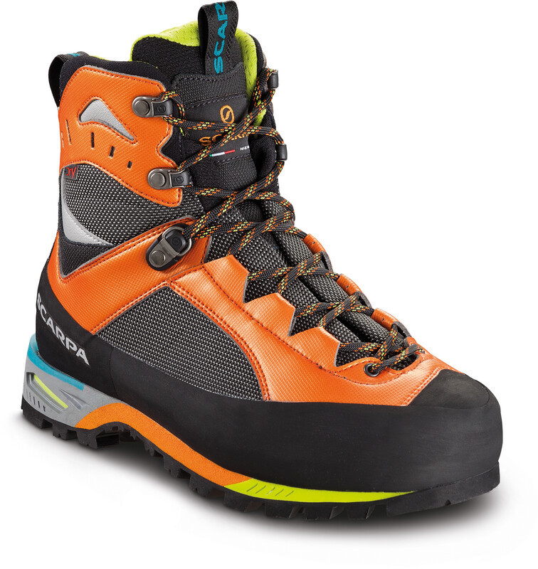 Scarpa Charmoz HD Buty Mężczyźni, shark/orange EU 41,5 2021 Buty górskie 71052-M-701-41,5