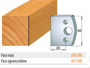 CMT Ograniczniki 691.000 40mm 23562