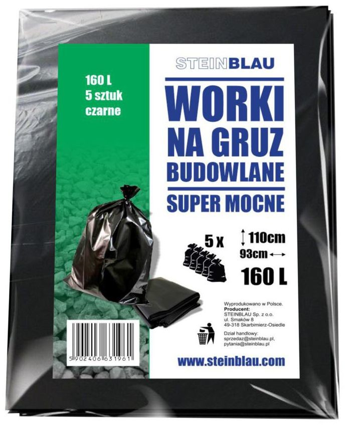 Worki na gruz STRONG 160 L 5 szt. STEINBLAU