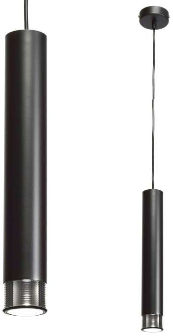 Milagro Lampa wisząca DANI BLACK/CHROME 1xGU10 MLP6231