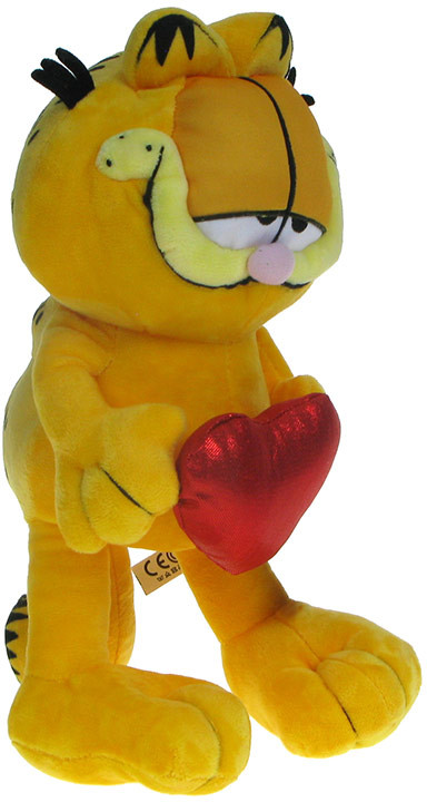 Maskotka kot Garfield z sercem 34cm (096166)