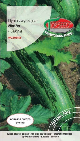 Torseed Nasiona Dynia zwyczajna Cukinia Nimba 2g Torseed3008