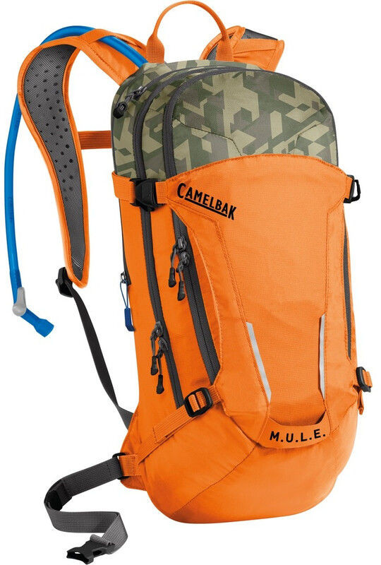 Camelbak M.U.L.E. System nawadniający 9l+3l, russet orange/camelflage 2020 Plecaki do biegania