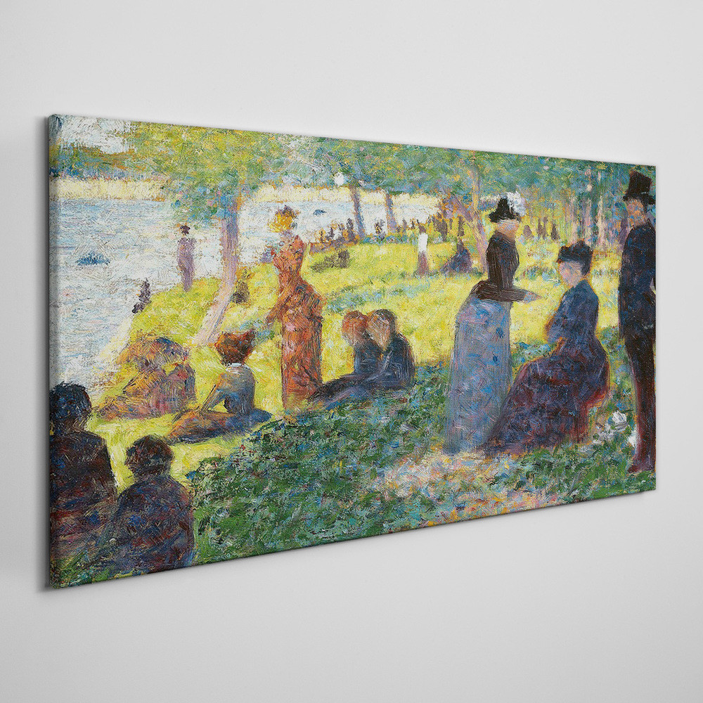 PL Coloray Obraz Canvas La Grande Jatte Seurat 140x70cm