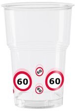 FOL Kubeczki przezroczyste Znak zakazu 60tka 350 ml 10 szt F28260
