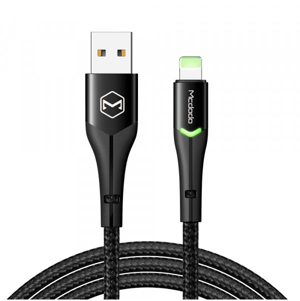 Mcdodo kabel Magnificence USB - Lightning 1,8 m czarny CA-7843