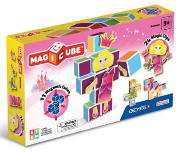 Tm Toys Geomag Magicube Magnetyczne Kostki Księżniczka Geo143 871772001430