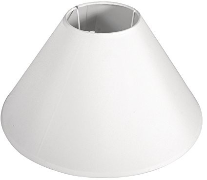Rayher Hobby Rayher 2303102 klosz lampy, okrągłe, stożkowe, 30 cm średnica na dole, na górze o średnicy 10 cm, wysokość 19 cm, biały 2303102