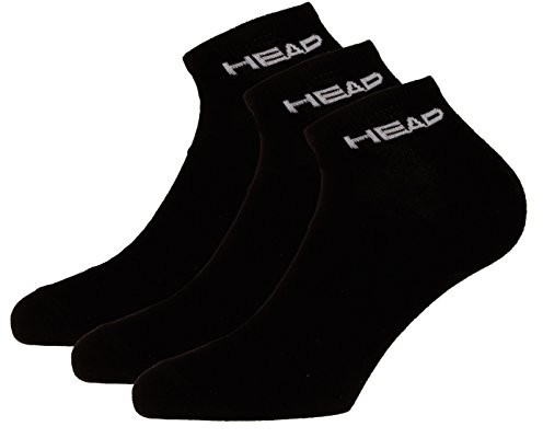 Head Sneaker skarpety do tenisa (3 sztuki), czarny (811934-BK-39-42)