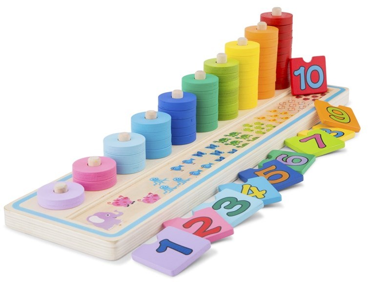New Classic Toys - Drewniana zabawa naucz się liczyć