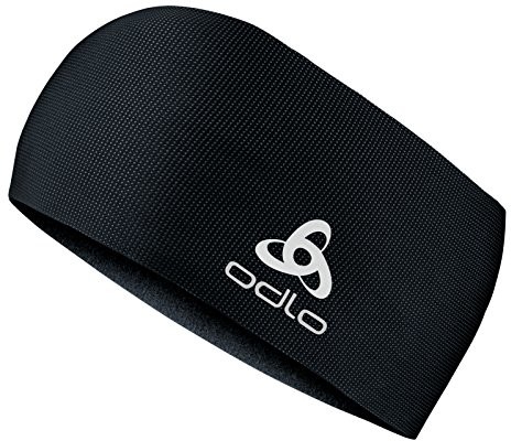 Move Odlo Odlo Unisex Light Opaska na Czoło, Czarna, Jeden Rozmiar, 772010 772010