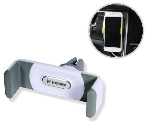 Remax uniwersalny uchwyt samochodowy na kratkę nawiewu szary 6954851221401