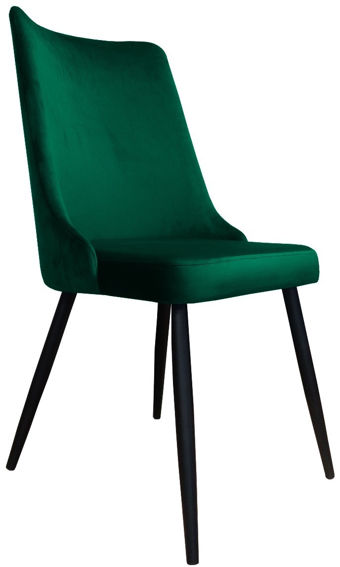 Atos Krzesło CYPRIAN VELVET zielone w stylu glamour VICTOR-MG25