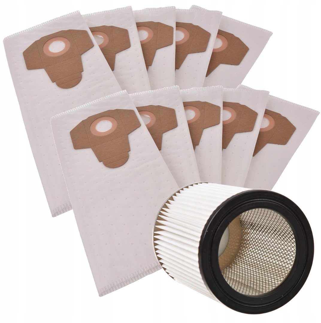 10x Worki + Filtr do Parkside Pwd 12 20 25 30 A1