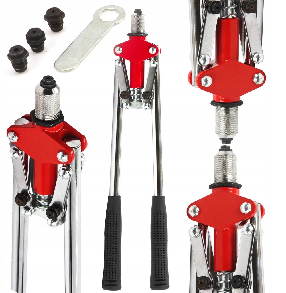 Nitownica Dźwigniowa Ręczna Nożycowa 420mm 2,4-4,8
