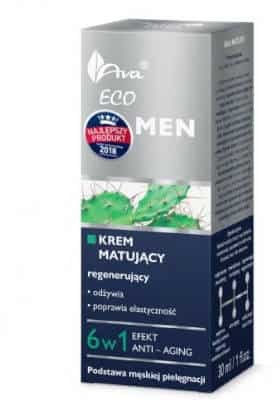 Ava Laboratorium Eco Men Krem matujący regenerujący 6 w 1 50ml Ava