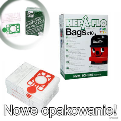 Numatic Worki do odkurzacza HVR, PSP, HET, NVM 1CH 10 szt