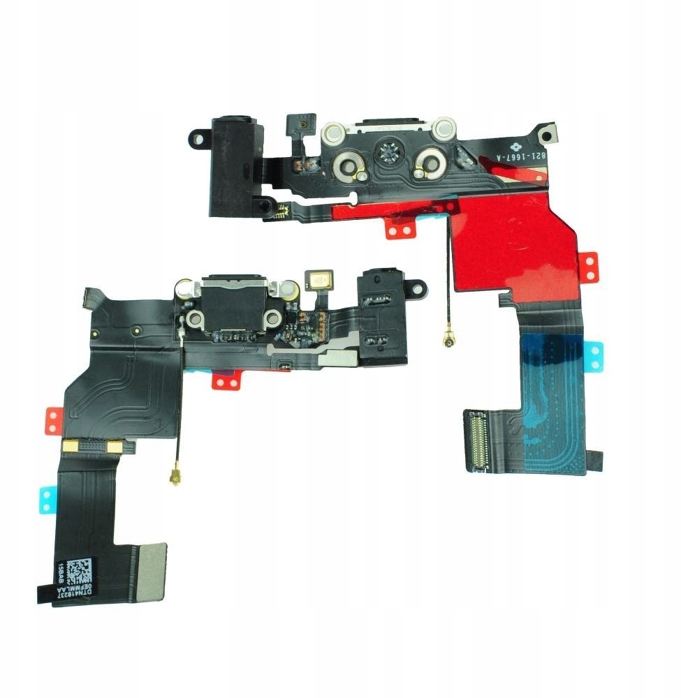 Taśma do Iphone 5S ze złączem ładowania czarny