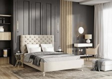 New Design Łóżko tapicerowane LAZIO EXTRA z pojemnikiem C110-9090D