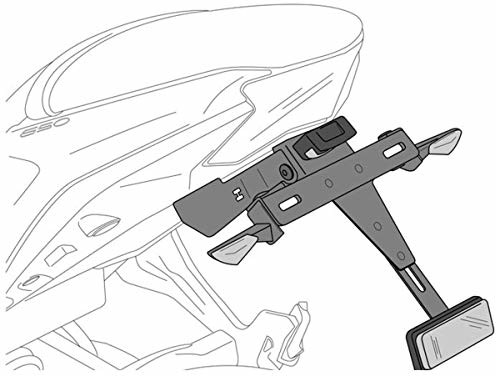 Puig Uchwyt tablicy rejestracyjnej Puig 3647N do Suzuki Katana 19' 3647N