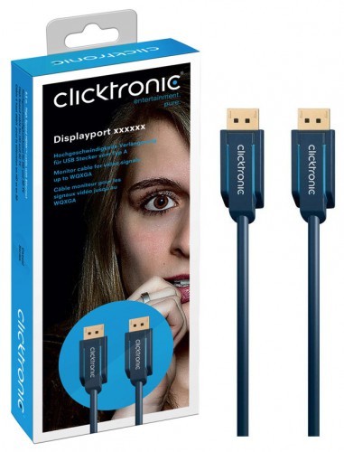 ClickTronic kabel Display Port DP/DP 3m CLICKCDP70712