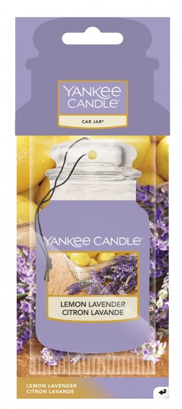 Yankee Candle Zawieszka Zapachowa do Auta Car Jar Lemon Lavender 1172084E