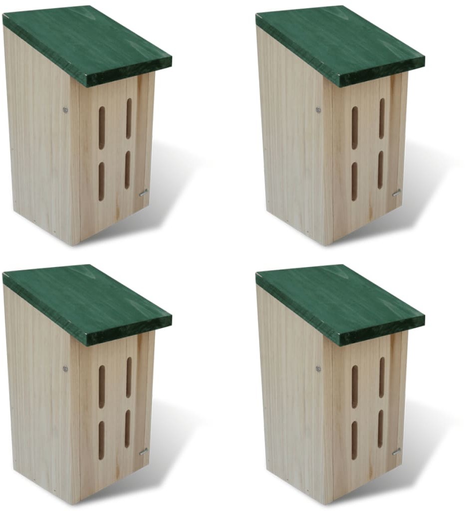 vidaXL Domek dla motyli 14 x 15 x 22 cm  x4 vidaXL
