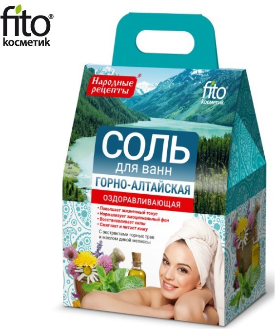 Fitokosmetik FITOKOSMETIK SÓL DO KĄPIELI AŁTAJSKA UZDRAWIAJĄCA 500G