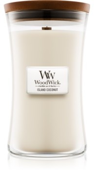 WoodWick Island Coconut świeczka zapachowa 609,5 g duża