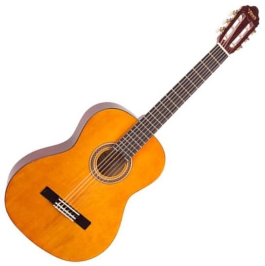 Valencia 3/4 Sized Classical Guitar Vintage Natural