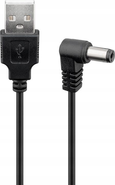 Goobay Kabel zasilający Usb - wtyk DC 5,5x2,5 1m