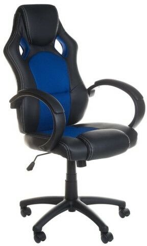 Bs fotel gamingowy racer bx-2052 niebieski