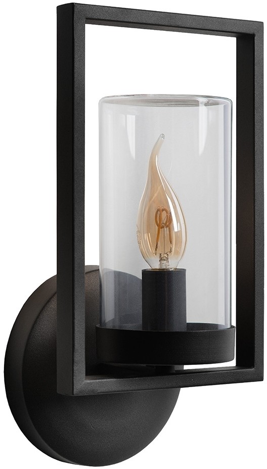 Lucide 29827/01/30 - Kinkiet zewnętrzny NISPEN 1xE14/40W/230V IP44