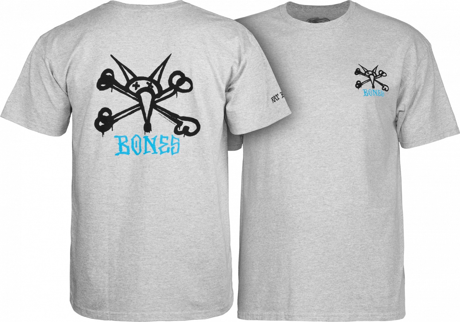 Gray BONES t-shirt BONES RAT
